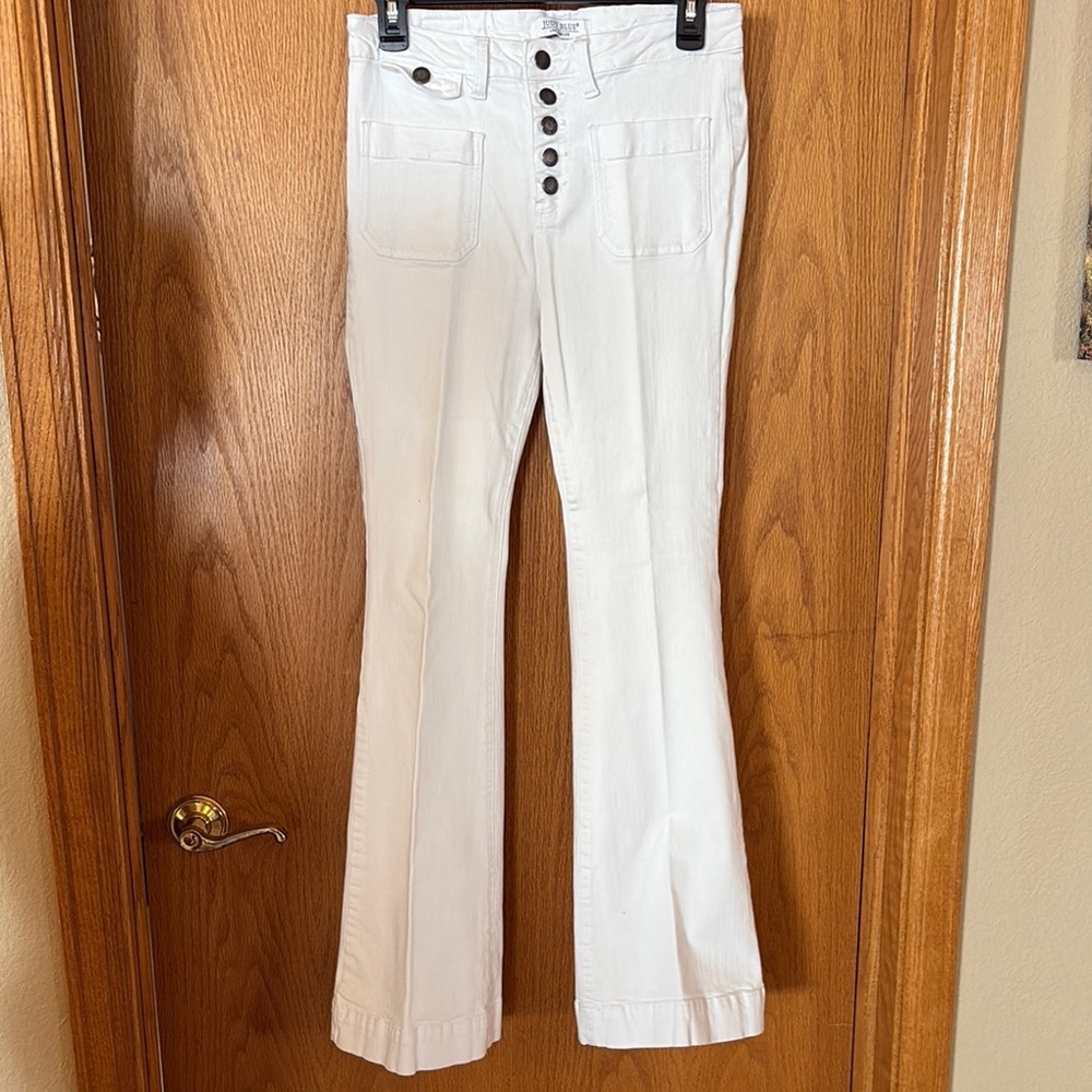 Stylish White Flared Pants
